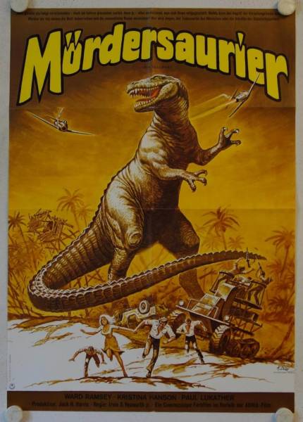 Mördersaurier originales deutsches Filmplakat